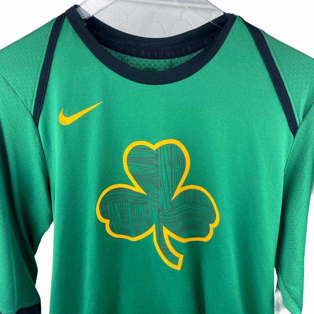 NIKE NBA Dri-Fit Clover Celtics Long Sleeve Jersey - Picture 2 of 6